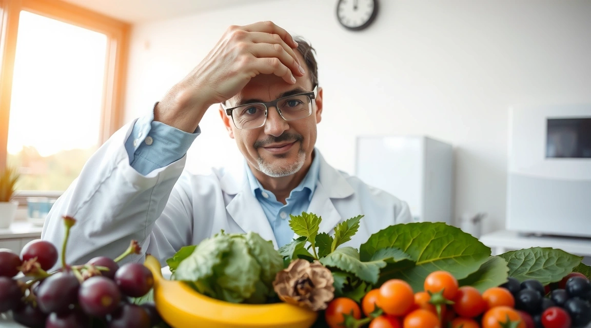 A close-up of fresh, vibrant botanical ingredients being meticulously inspected in a laboratory setting, symbolizing quality sourcing.